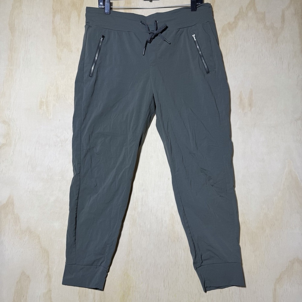 Athleta Women's Trekkie North Jogger Pants Olive Green Size 14 Hiking Travel - Picture 2 of 9